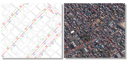 下水道データ作成イメージ